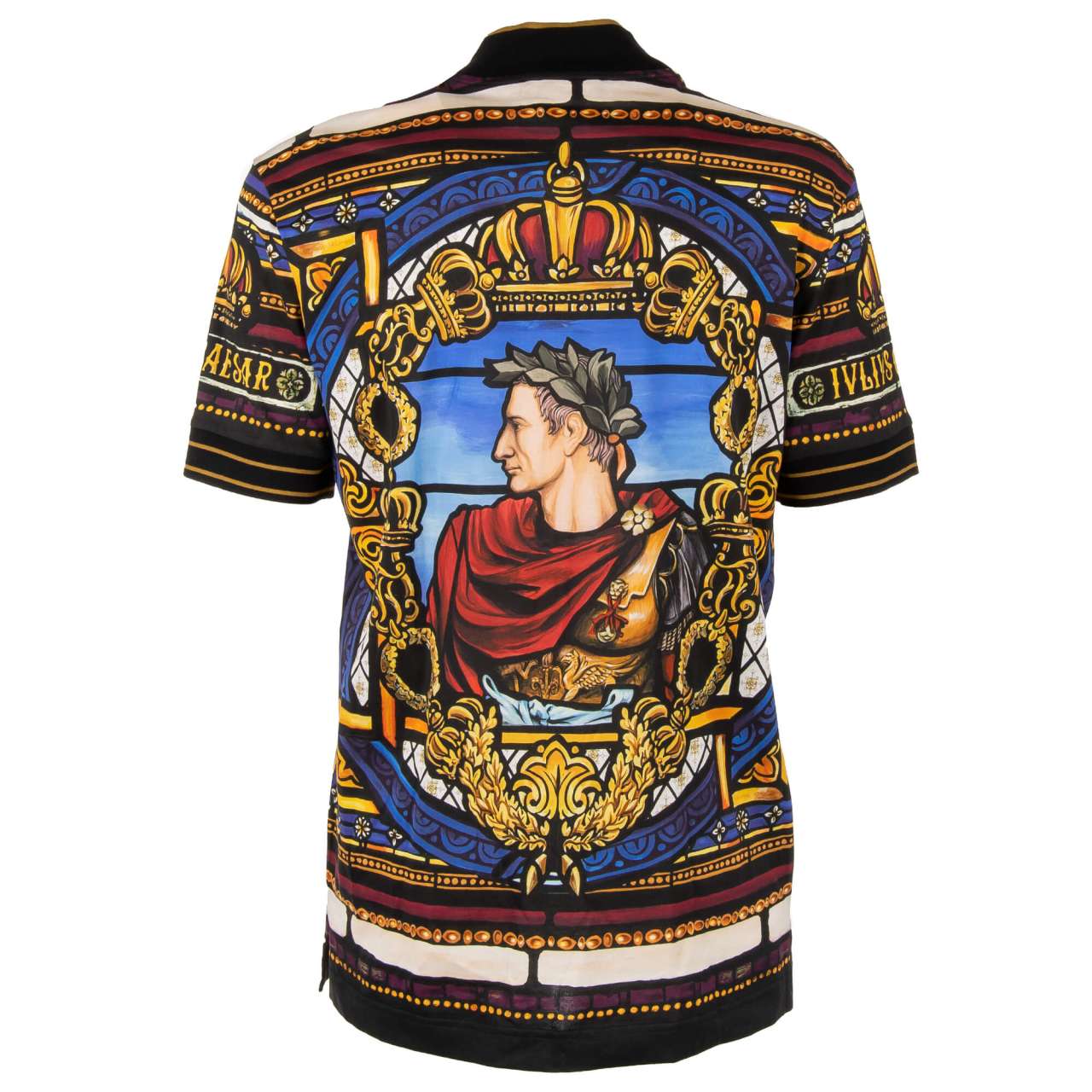 DOLCE&GABBANA Julius CeasarプリントTシャツ dolce-gabbana-cotton-t-shirt-