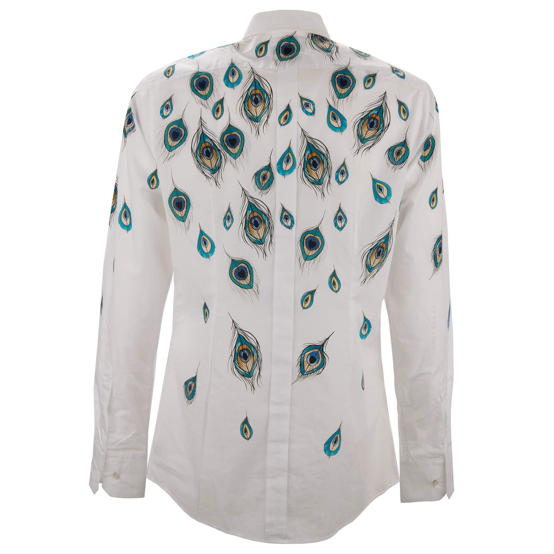 Chemise Dolce & Gabbana Soie Imprimée - Taille S, Noir, Motif Baroque, Neuf Avec étiquettes