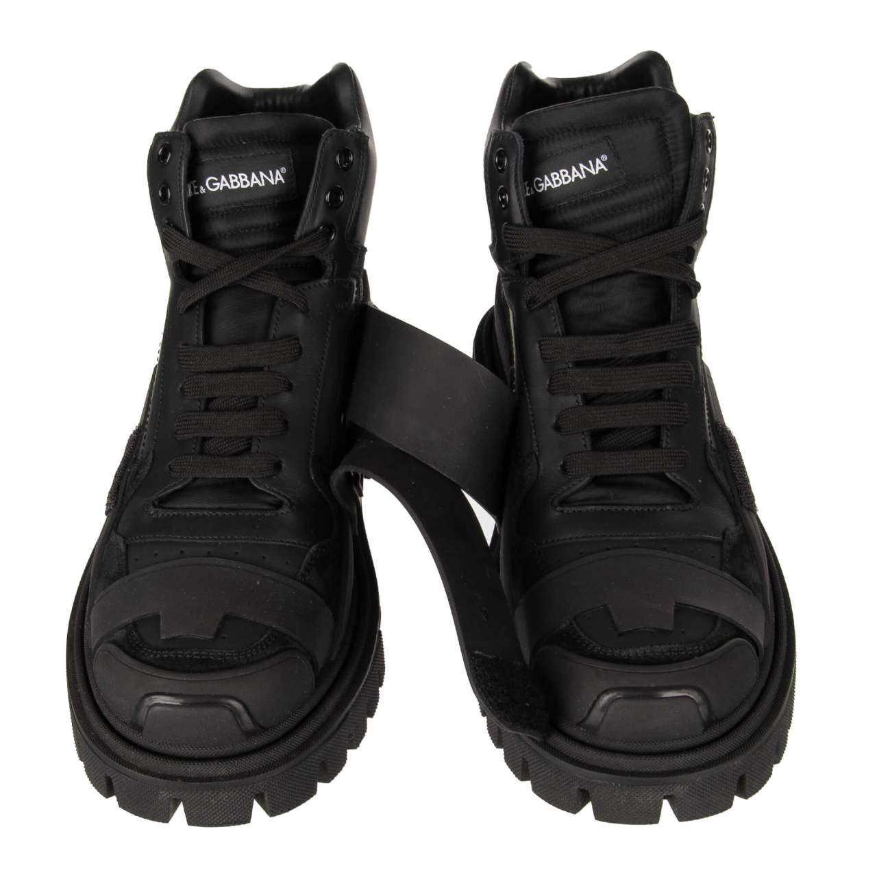 Dolce & Gabbana colour-block trekking boots DOLCE & GABBANA Shoes Ankle Boots White Vulcano Trekking Men  main image 4
